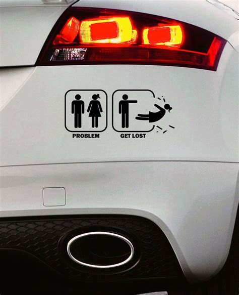 funny stickers car